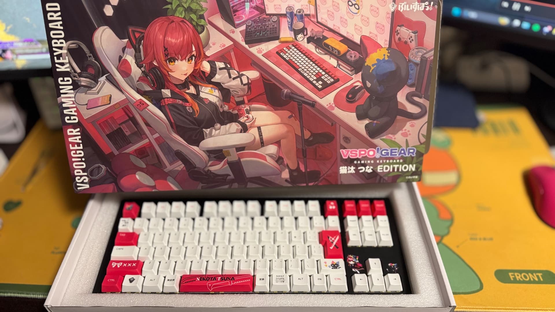 VSPO! GEAR ゲーミングキーボード 猫汰つな