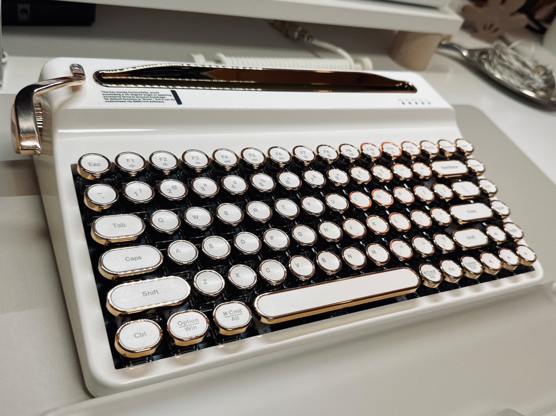 YUNZII QL75 タイプライターキーボード
