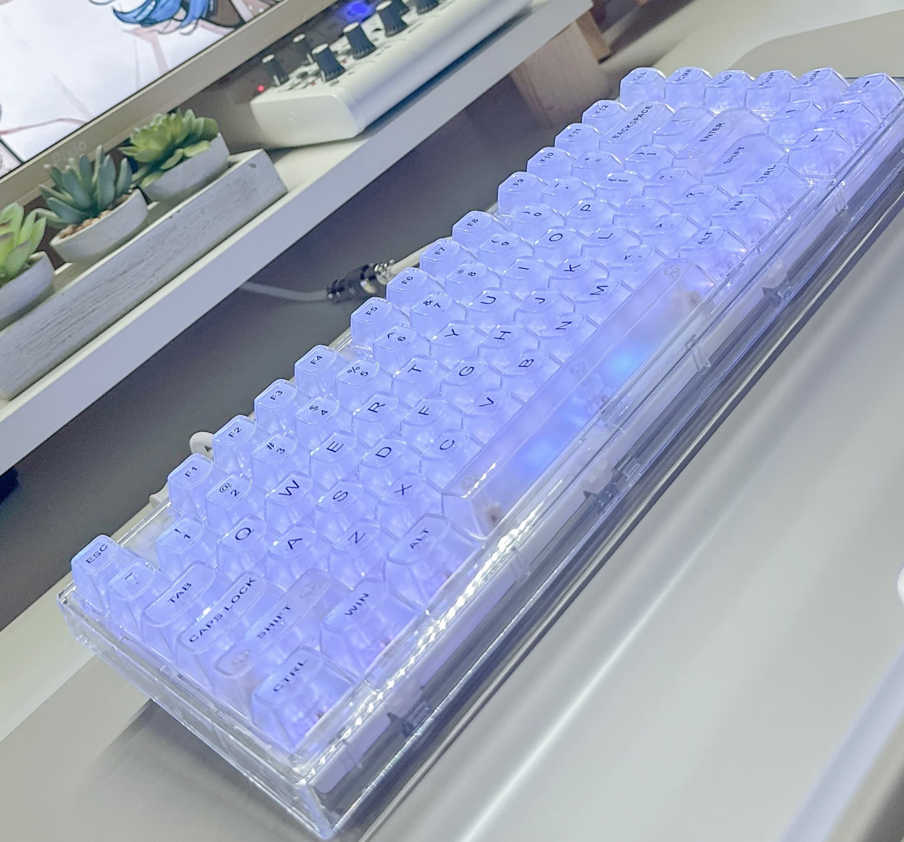 YUNZII X75(クリスタルアイス軸)