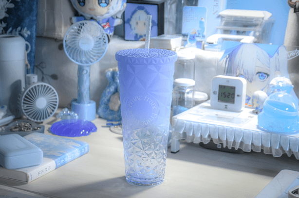 Francfranc プラスチックタンブラー L ブルー