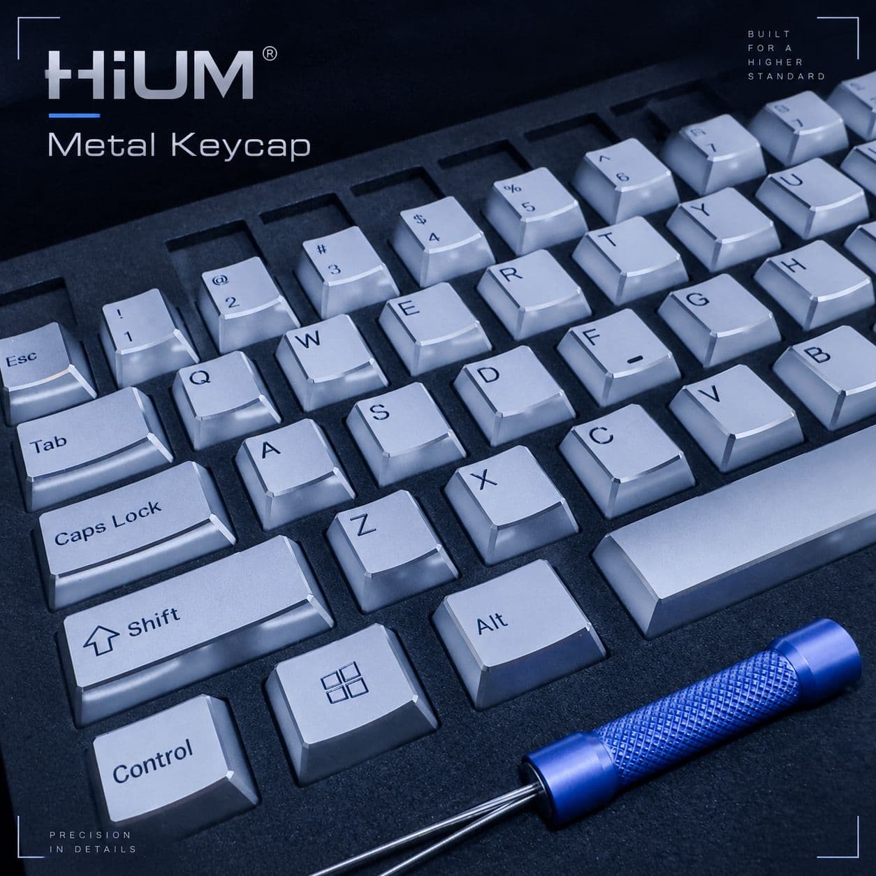 HiUM Metal Keycaps