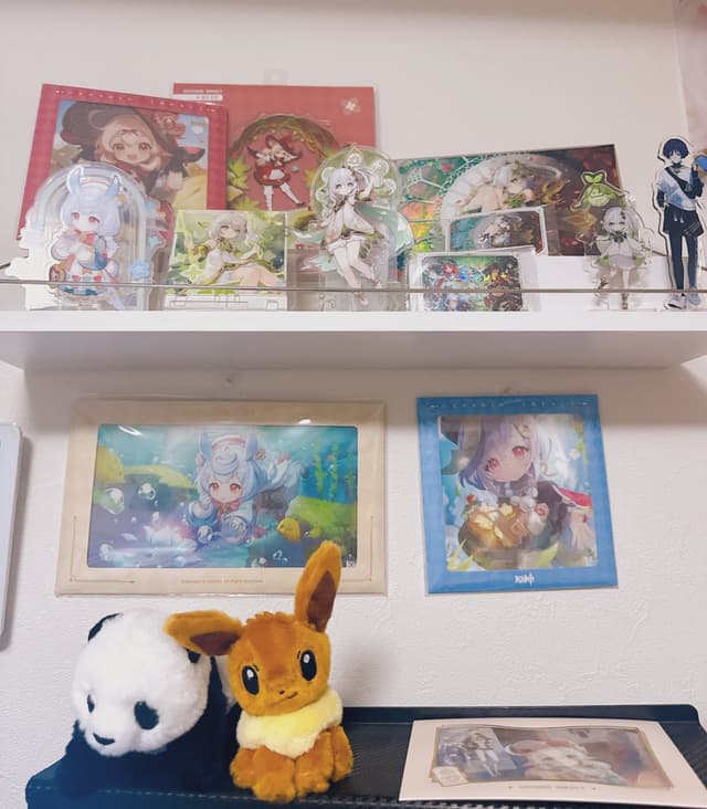 壁を傷つけないウォールシェルフ