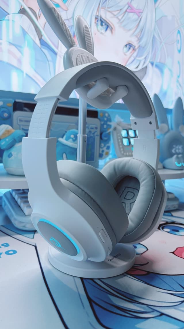 QCY Heroad V200 White GamingHeadset